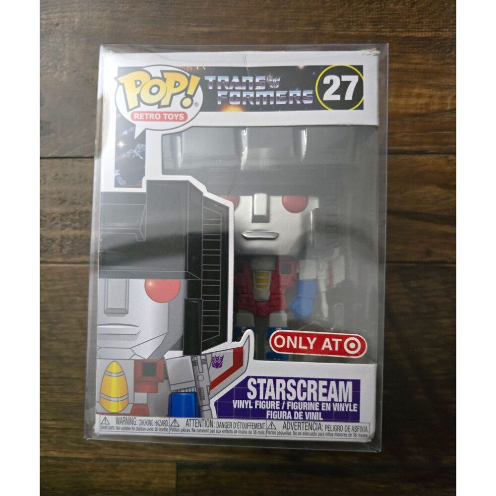 Funko Pop! Retro Toys Transformers Starscream #27 Target Exclusive Vinyl Figure